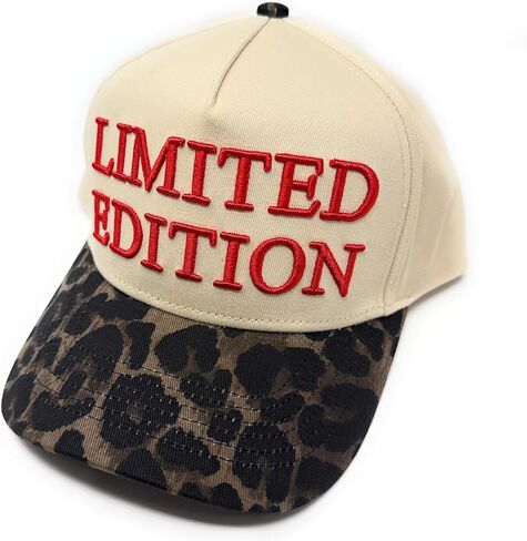 Vintage Leopard Print Trucker Cap, Puff Embroidered Design, Limited Edition, Trucker Hat in Saudi Arabia