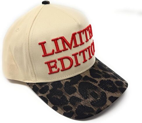 Vintage Leopard Print Trucker Cap, Puff Embroidered Design, Limited Edition, Trucker Hat in Saudi Arabia