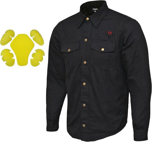 Motorcycle Flannel Shirts Mens Aramid Fiber Reinforced Motorbike Riding Armored Shirt Protective Gear Biker Jacket in Saudi Arabia