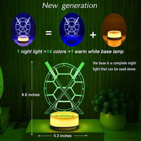 Cute Panda Night Light for Nursery, 3 Levels Brightness Warm Light Eye Protection, Soft Silicone Body Rechargeable USB Port Panda Lamp/Toys for Kids in Saudi Arabia