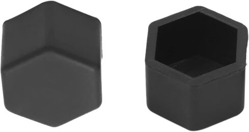 UXCELL 20PCS 19MM Rubber Car Wheel Tyre Tyre Nut Screw Cover Cover Caps Hub Protector Black in Saudi Arabia