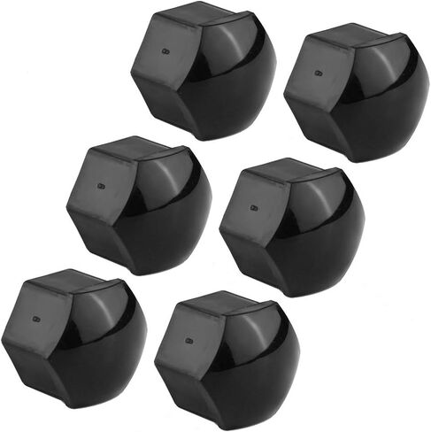 غطاء محور سيارة Acouto ، 20pcs 21mm Nut Wheet Auto Hub Cover anti-antift (Black) in Saudi Arabia