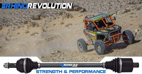 SuperATV Rhino 2.0 المحور الخلفي لمحور Can-Am Maverick/XRS/XMR ، محور خلفي واحد ، تم إنشاؤه مع الصلب الكرومولي ، أقوى مرتين من الأسهم ، معالجة حرارة خاصة ، تصنيف سيرة ذاتية وحجم العمود. in Saudi Arabia