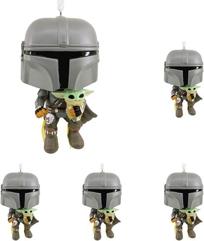 Hallmark Star Wars: The Mandalorian Grogu Funko POP! Christmas Ornament in Saudi Arabia