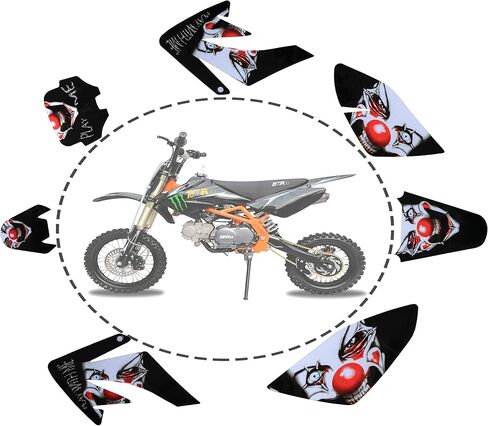 ملصقات شارات الرسومات لـ CRF70 125cc 140cc 150cc 160cc Dirt Pit Bike (النمط 1) in Kuwait