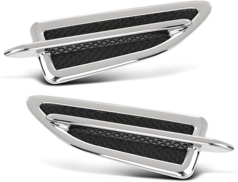 PIT66 Fender Chrome Emblem Moulding Right Passenger Side Compatible with Ford Escape 2013-2015 FO1267100, CJ5Z16228AB in Saudi Arabia