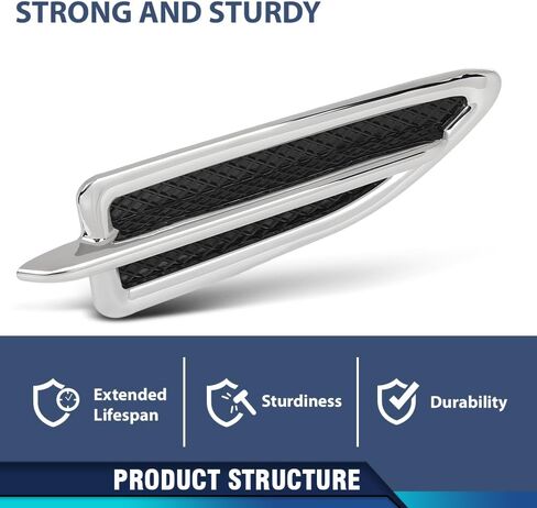 PIT66 Fender Chrome Emblem Moulding Right Passenger Side Compatible with Ford Escape 2013-2015 FO1267100, CJ5Z16228AB in Saudi Arabia