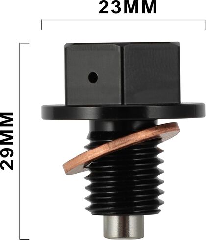 دراجة نارية الترباس استنزاف الزيت المغناطيسي مع CNC الغسالة المسحوقة من النحاس الأحمر لـ CRF110F CRF110 CRF 110 Dirt Pit Pike Red in Saudi Arabia
