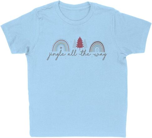 Boho Jingle All The Way Kids T-Shirt Youth in Kuwait