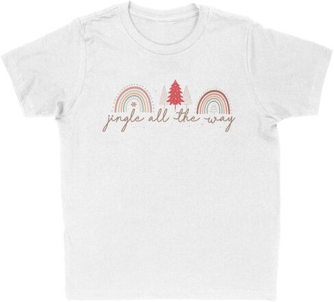 Boho Jingle All The Way Kids T-Shirt Youth in Kuwait