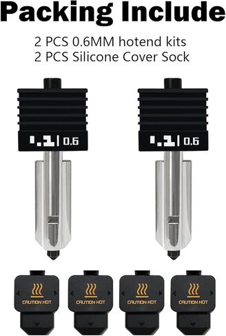 خرطوشة سخان طابعة ثلاثية الأبعاد 24 فولت 40 وات مستشعر درجة الحرارة الثرمستور NTC 100K 3950 لـ Anycubic Kobra Plus/Max Vyper (4 عبوات) in Kuwait