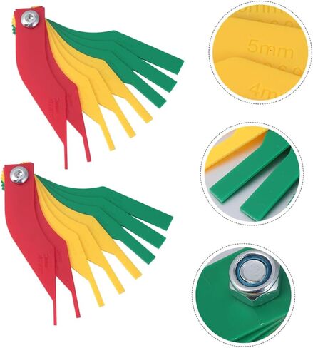 Cabilock 3pcs Brake Pad Measuring Instrument Tool Measuring Thickness Gauge Repair Brake Pads Front Brake Pad Gauge Tester Tread Brake Pad Measurement Inline Check Linings Meter Car Plastic in Saudi Arabia