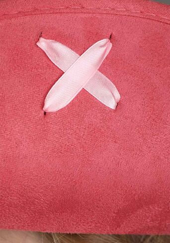 Kids Pink Tricorn Pirate Costume Hat - Molded Hat with Ribbon Stitching, One Size in Saudi Arabia