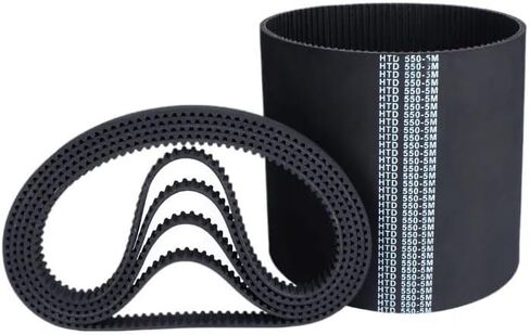 Qinlu-3D Printer Belt Arc HTD5M Timing Belt C=525 530 535 540 545 550mm Width10/15/20/25/30mm Rubbe Closed Loop Synchronous Pitch 5mm, 3D Printer Accessories(565mm,1PC_10MM) in Saudi Arabia