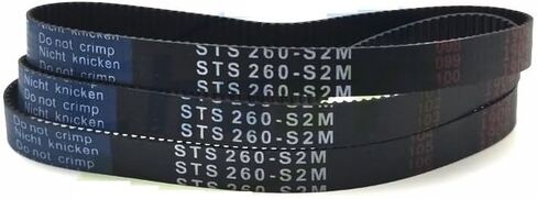 Qinlu-3D Printer Belt S2M Rubber Timing Belt Length 502 504 506 508 514 516 518 520 530 534 536 540mm Width 4/6/9/10/15mm Synchronous Toothed Belt， 3D Printer Accessories(S2M-504mm-252Teeth,6mm) in Saudi Arabia