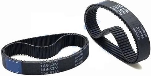 Qinlu-3D Printer Belt S2M Timing Belt Length 302 304 306 308 310 312 314 316 320 322 324 326mm Width 4/6/9/10/15mm Pitch 2mm Tooth Belt S2M Drive Belt， 3D Printer Accessories(322mm-S2M-(161Teeth),4mm) in Saudi Arabia