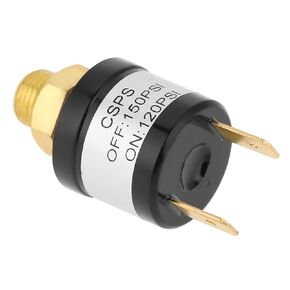 120V Air Compressor 1Pc Air Compressor Pressure Switch Air Pressure Control Switch 120-150Psi 1/8 Npt