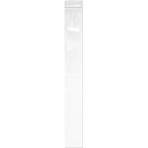 Plymor Heavy Duty Plastic Reclosable Zipper Bags, 4 Mil, 2.5" x 13" (Pack of 100)