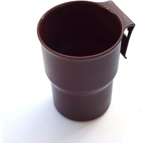 Car Hanging Cup Holder, Universal Car Cup Holder for Hanging Air Vent Outlet Bottle Door Mounting Bracket Multifunctional Box (Brown)