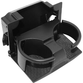 Black Rear Seat Cup Holder Compatible with Nissan Pathfinder 2005-2012，Nissan Xterra 2005-2015，Nissan Frontier 2005-2019 96965-ZP00C