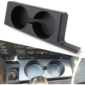 BMW Cup Holders, Front Dual Cup Holder Upgrade for BMW E39 97-03 BMW 528i 540i 525i 530i M5 Botter
