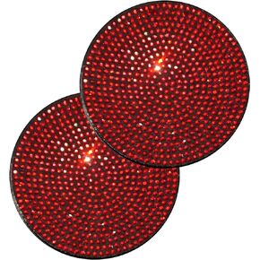 2PCS Heart Bling Car Coasters, 2.76 inch Anti-Slip Shockproof Universal Cute Car Coasters, Insert Bling Full Crystal Rhinestone Auto Automotive Interior Accessories for Women (Pink Heart)