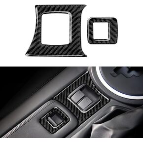 5PCS Car Dashboard Sticker Trim Cover Carbon Fiber Decoration Fits for Mazda MX-5 Miata MX5 NC 2009 2010 2011 2012 2013 2014 2015 Interior Accessories