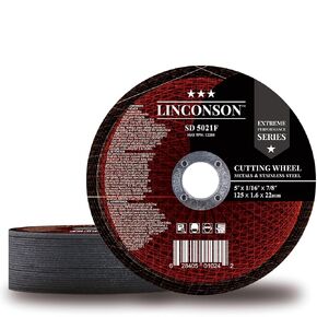 LINCONSON 25 Pack 7 Inch Cut Off Wheel for Metal & Stainless Steel Used On Angle Grinder 7"x1/16"x7/8" Depressed Center Disc (SD7021DC)