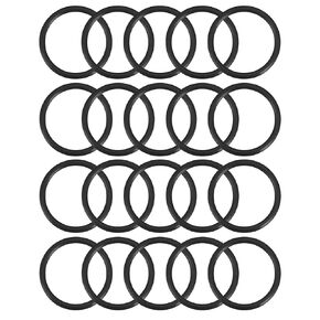 [20 Pcs] Nitrile Rubber O-Rings 32mm OD 28mm ID 2mm Width, Metric Buna-N Sealing Gasket for Pressure Washer, Filter, Pump, Plumbing, Water Hose, air Pipe, Gauges, Automotive, Machine