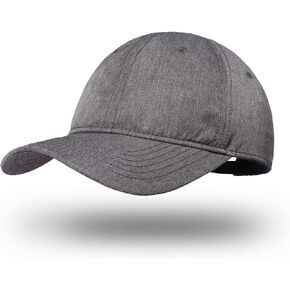 XXL Oversize Baseball Cap, Extra Large Cotton Baseball Hat for Big Heads 23.5"-26", Adjustable Low Profile Plain Dad Cap