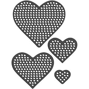 Hearts 004 Magnetic Rhinestone Template