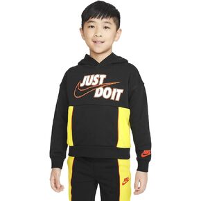 Nike Boy's Sportswear Be Real Pullover Hoodie (Little Kids/Big Kids) Black 6 Little Kid