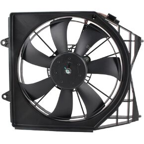 AUTOKAY AC Condenser Cooling Fan Assembly for 2018-2022 Honda Accord Passenger Single Fan Radiator Cooling Fan