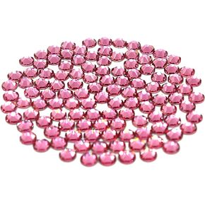 Preciosa Viva Hot Fix Flatback Rhinestones - Choose Your Size - Color: Light Rose - 144 Pieces (SS12 (3.00-3.20mm))