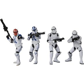 STAR WARS The Vintage Collection Phase II Clone Trooper, Ahsoka 3.75 Inch Collectible Action Figure 4-Pack