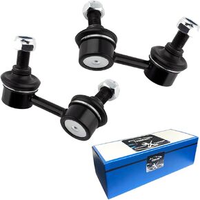 Front Stabilizer Sway Bar Link K80470 K80471 Compatible With 2005-2019 Ni-ssan Frontier,05-12 Pathfinder,05-15 Xterra /2009-2012 Su-zuki Equator [# 4242082Z00 4242082Z10 SL69001 SL69002]