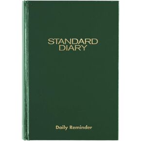 AT-A-GLANCE Standard Diary Undated Daily Reminder, 6 x 8.75 x 1-Inches, Green (SDU389-03)