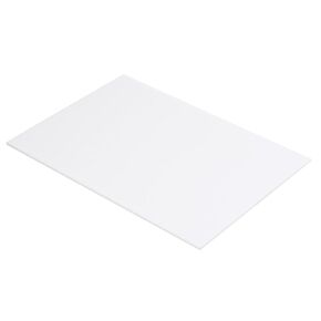 MECCANIXITY ABS Plastic Sheet 10 Inch x 8 Inch x 0.06 Inch ABS Styrene Sheets for Building Model DIY Crafts Panel White 1 Pcs