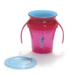 JUICY! WOW CUP Baby 360 Trainer Sippy Cup with Freshness Lid, Yellow, 7 oz.