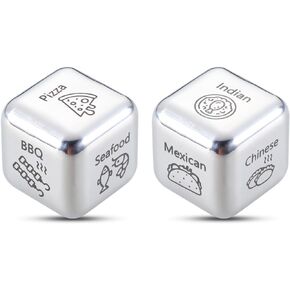 2 Pcs Decision Dice Valentines Day Gifts for Him Her Boyfriend Girlfriend Husband Wife Christmas Stocking Stuffers for Men Adult Women Husband Stocking Stuffers Anniversary Date Night Gifts for Couple