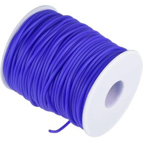 MECCANIXITY Rubber Cord 55 Yards 2mm(1/16") Dia Green Hollow Tubing for DIY Craft Beading Necklaces Bracelet in Saudi Arabia