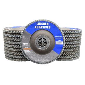 50 Pack Flap Discs 40 Grit 4.5" x 7/8" Sanding Wheels