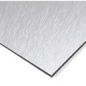 Falken Design Aluminum Composite Panel Brushed Silver 12"x 36", 1/8" Thick in Saudi Arabia