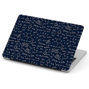 [ Compatible with New MacBook Air 13 inch (Model A1932 - Year 2018-2019) with Retina Display & Touch ID ] Full Body Hard Case Cover - Chemistry Hand