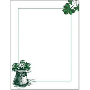Luck of the Irish Letterhead Laser & Inkjet Printer Paper (25 Sheets)