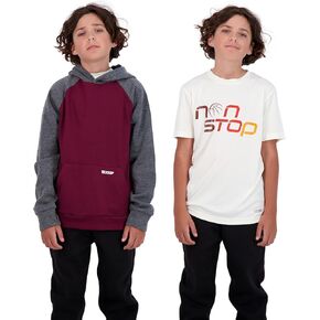 Hind Boys Fleece Hoodie and T-Shirt Set 2-Piece Kids Basketball Sweatshirt and Athletic Tee