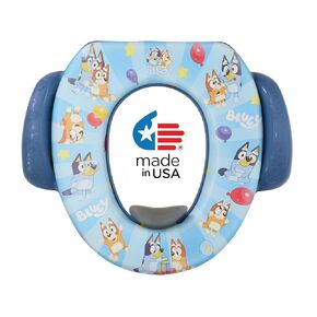 Bluey Soft Potty Seat - Potty Training Toilet Seat, Soft Cushion, Baby Potty Training, Safe, Easy to Clean