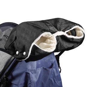 Stroller Hand Muff, Thick Gloves Anti-Freeze, Hand Warmer Muff with Fleece, Waterproof, Windproof, Universal Size for Pushchairs