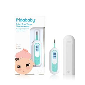 FridaBaby 3-in-1 True Temp Digital Thermometer for Fevers, Babies & Kids (Rectal, Underarm + Oral)