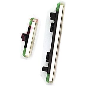 Power On Off Button + Volume Button Side Button Replacement Repair Part for Google Pixel 7 Pixel7 (Gold)